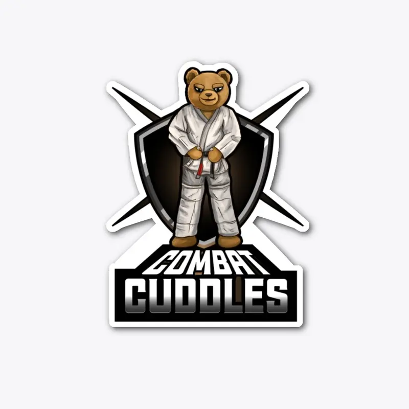 Combat Cuddles Die Cut Sticker